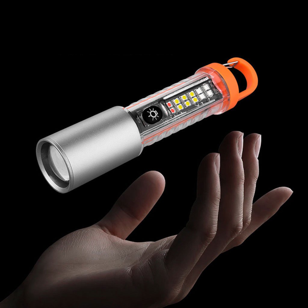 Lampe de Poche Télescopique Rechargeable Type-C avec Zoom et Aimant image 4