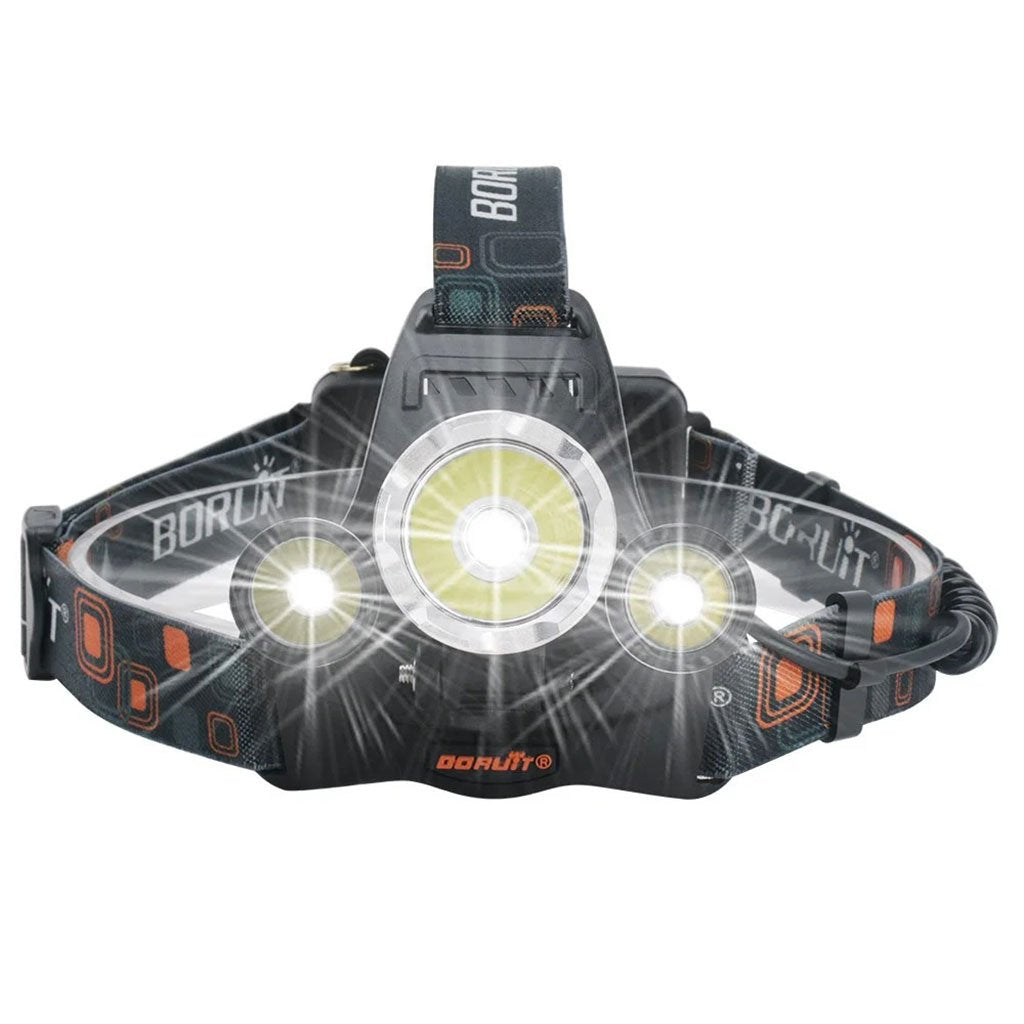 Lampe Frontale LED 6000K USB Rechargeable – مصباح رأس  قابل لإعادة الشحن image 2