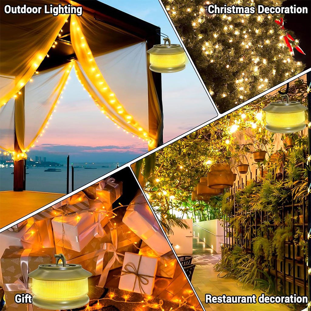 Guirlande lumineuse de camping 20 m avec enrouleur rapide سلك إضاءة للتخييم بطول 20 متر مع بكرة تخزين سريعة image 6