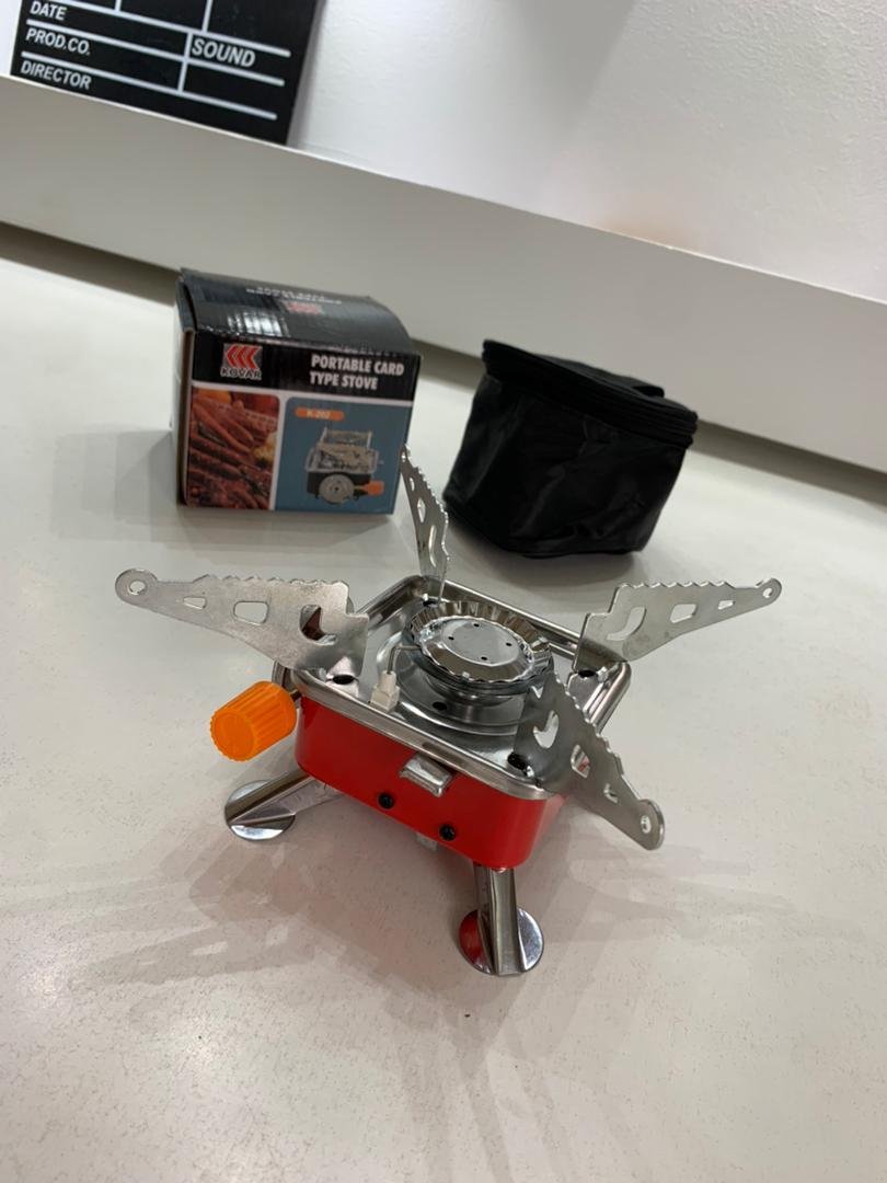 Mini Réchaud à Gaz Pliable en Métal – Spécial Camping موقد غاز محمول وقابل للطي للتخييم image 2