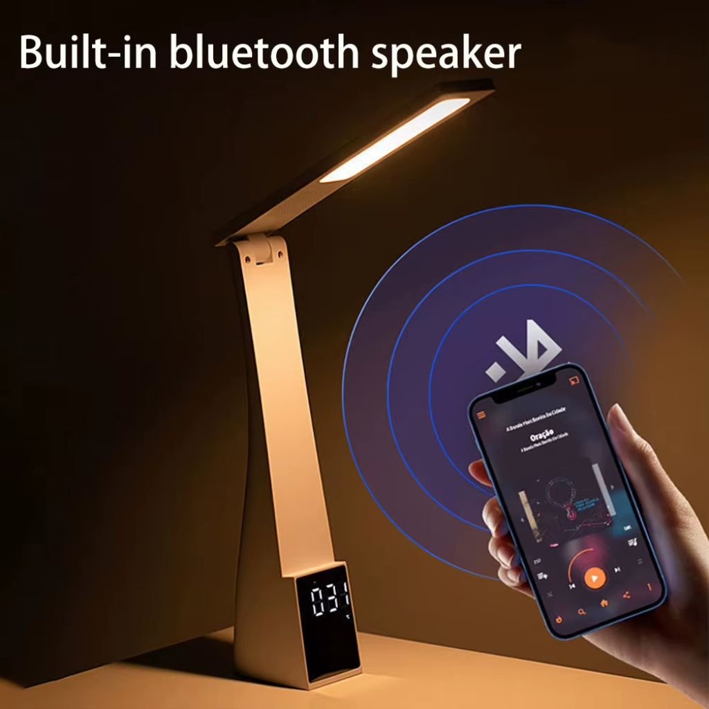 Lampe de Bureau LED avec Réveil et Haut-Parleur Intégrés image 4