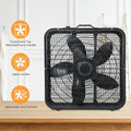 Ventilateur Portable 3 Vitesses avec Sécurité et Poignée de Transport image 0