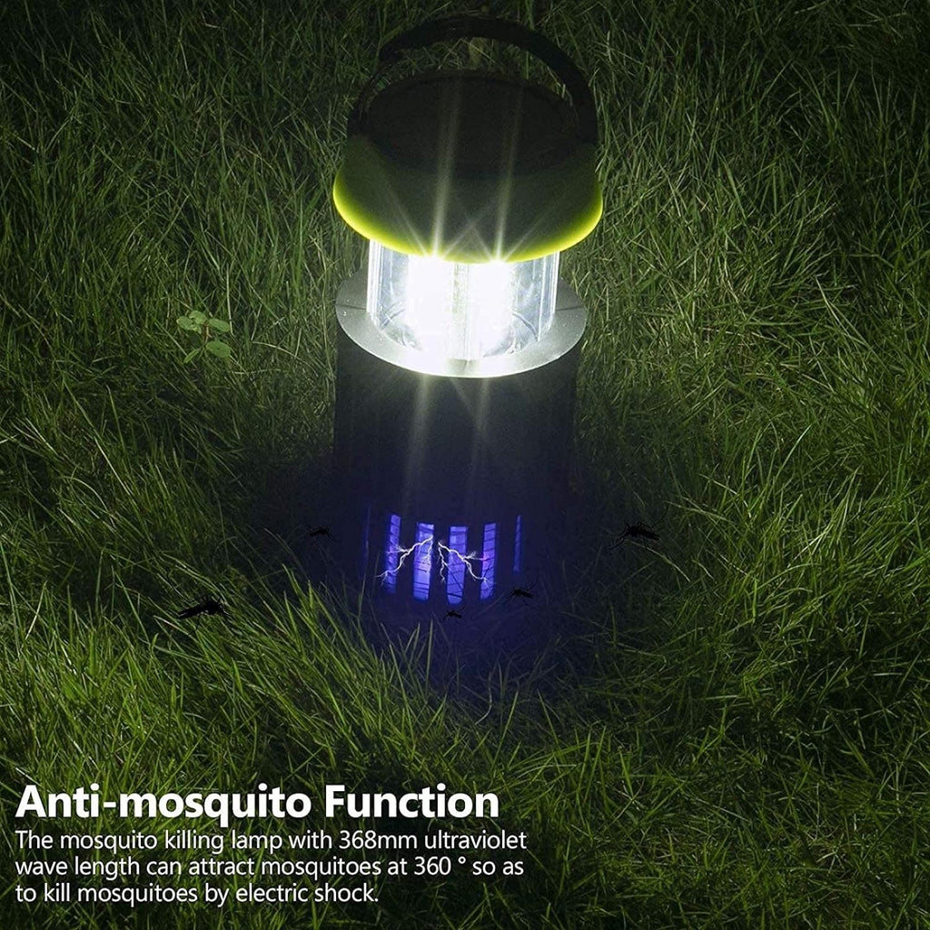 Lampe de Camping Solaire 3-en-1 avec Anti-Moustique UV et Éclairage Étanche image 3