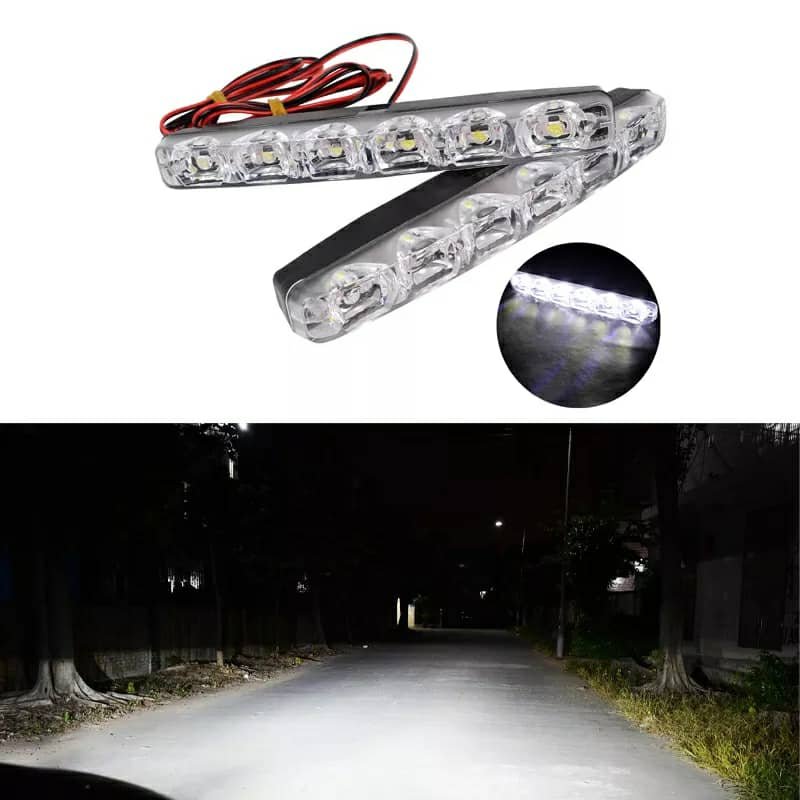 Feux de jour anti-brouillard Haute Puissance pour Voiture – 6 LED Blanches 6000K image 7