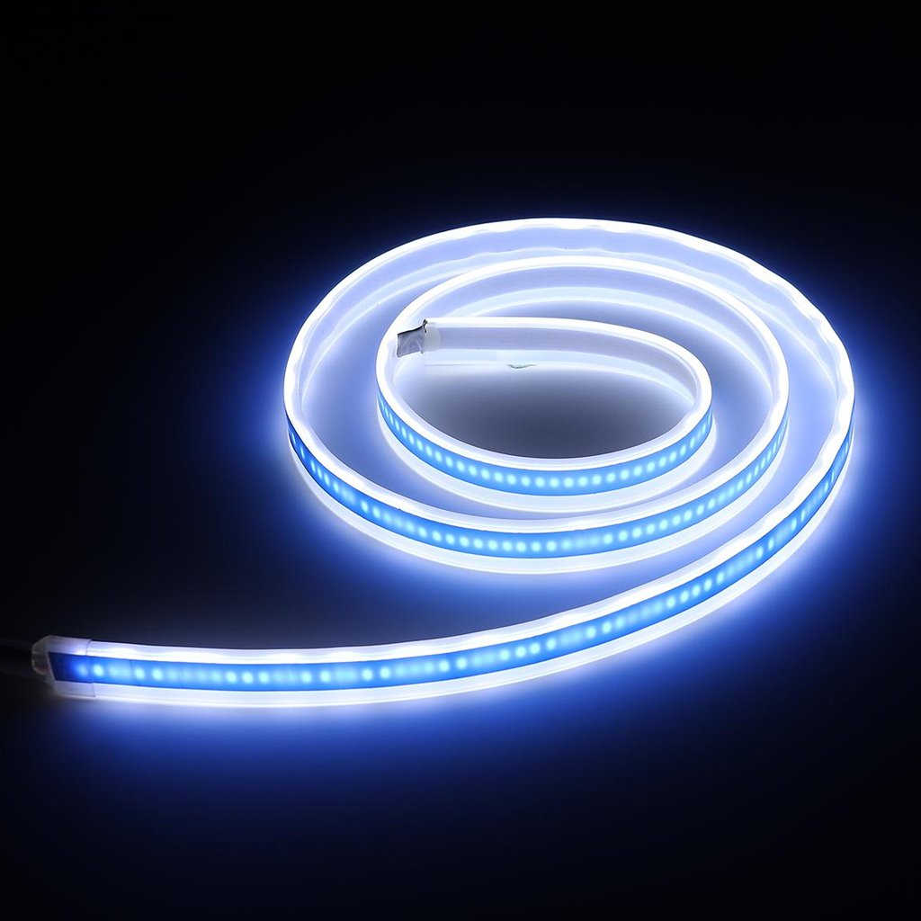 Bande LED Clignotante pour Phares – 2 Pièces 60 cm, Blanc & Orange image 3