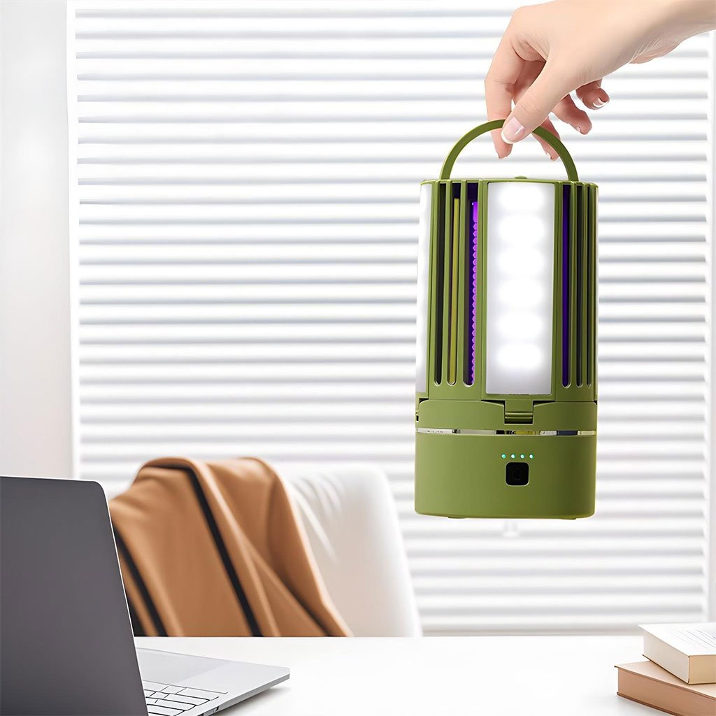 Lampe Anti-Moustique LED Rechargeable – UV Silencieuse Intérieur/Extérieur image 2