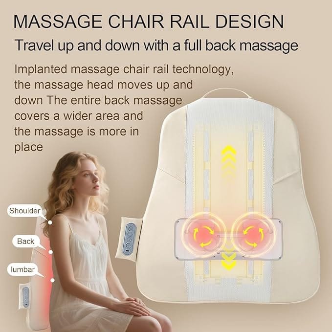 Masseur de dos et de cou sans fil avec avec infrarouge et chaleur image 3