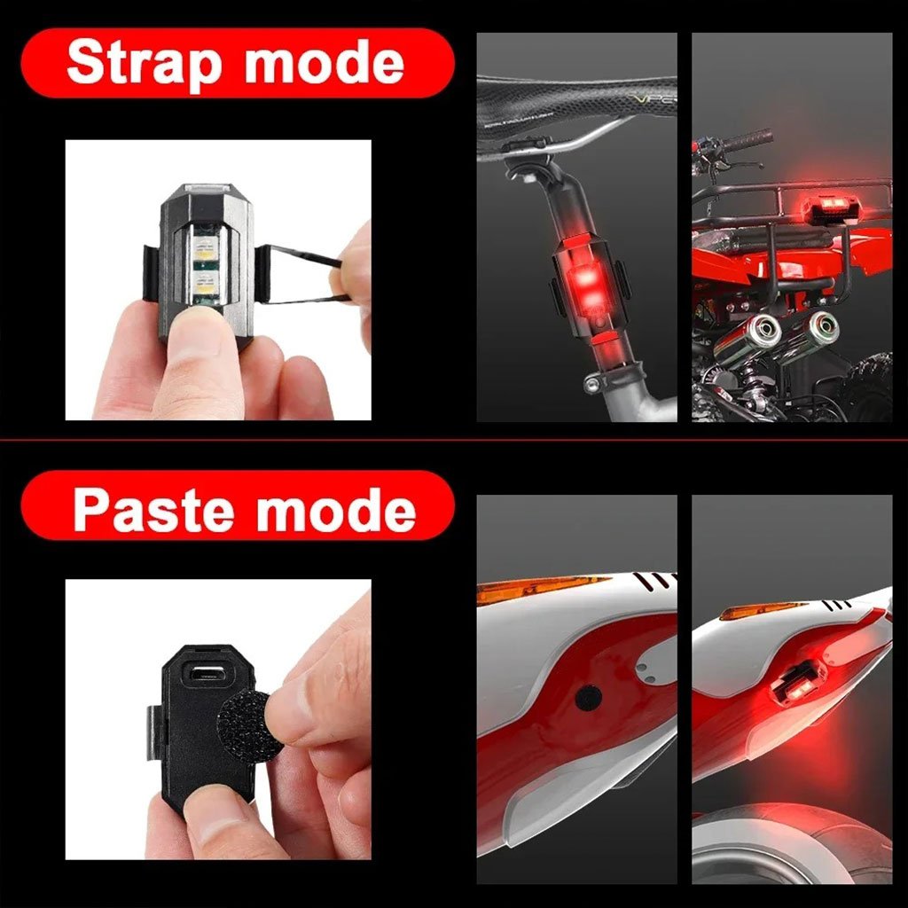 Lumière de Signalisation Multicolore 35 Modes – Rechargeable USB image 4