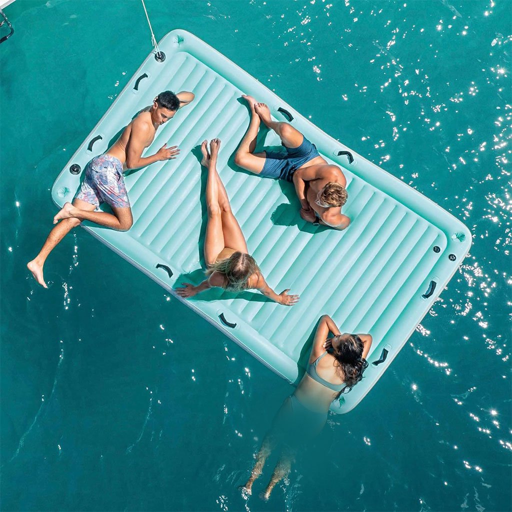 Grande Matelas Flottant Intex 56289EP – 3.1m x 1.83m avec Porte-Gobelets | فرشة سباحة كبيرة الحجم مع حوامل أكواب image 2