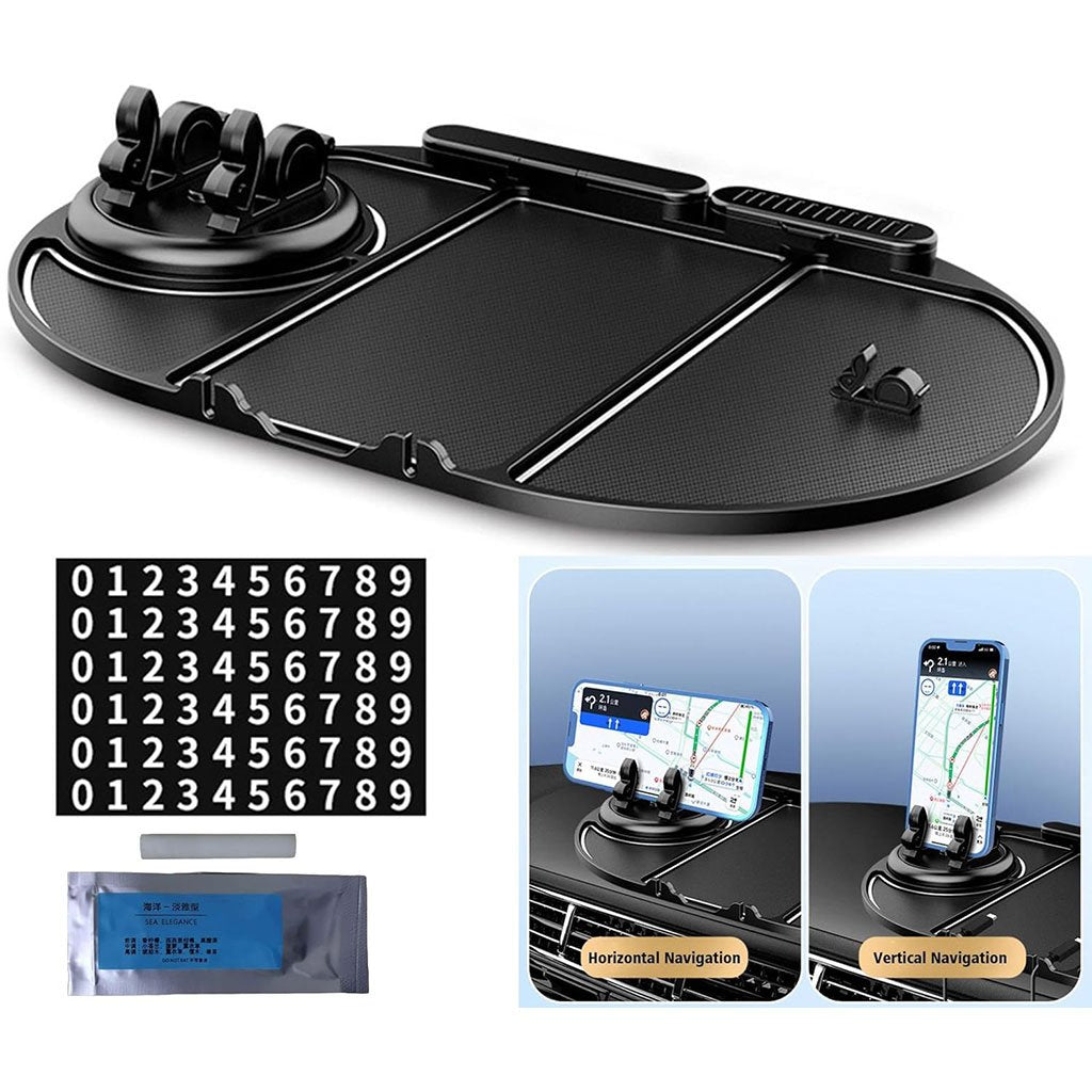 Tapis Antidérapant Multifonction pour Voiture – Support Téléphone et Rangement image 2