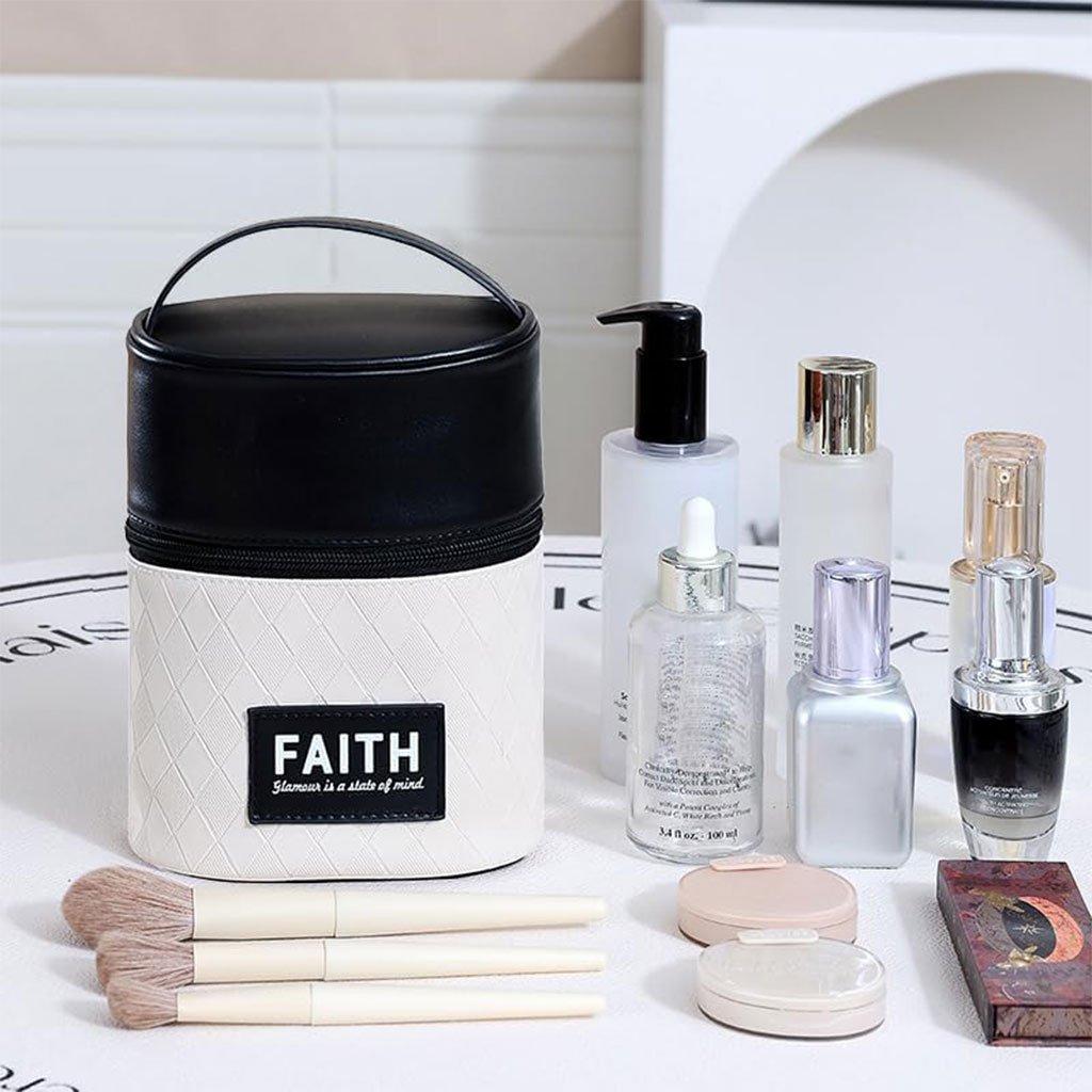 Trousse de Maquillage Compacte en Cuir – Organiseur Élégant et Polyvalent image 7