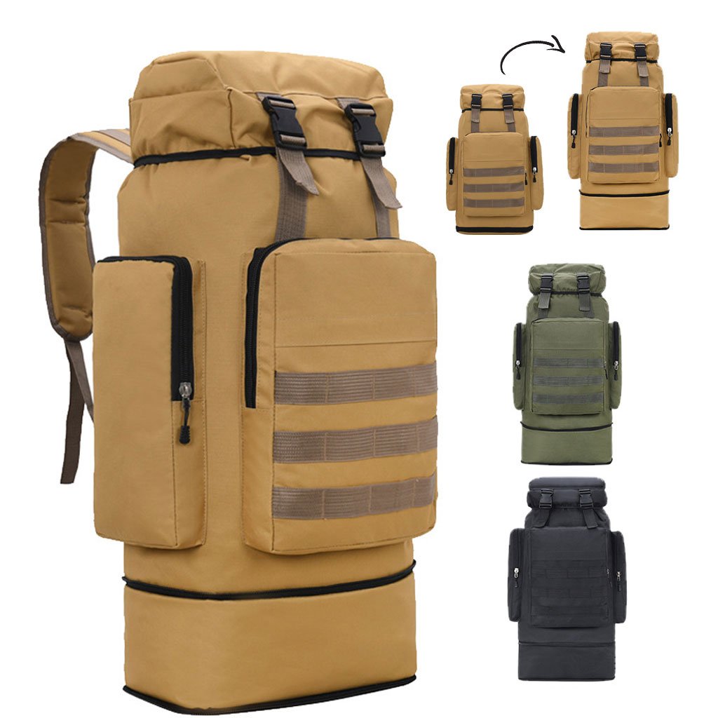 Sac à dos de randonnée tactique ILOOXI 90L SDM01 – حقيبة ظهر تكتيكية للرحلات بسعة 90 لتر image 1