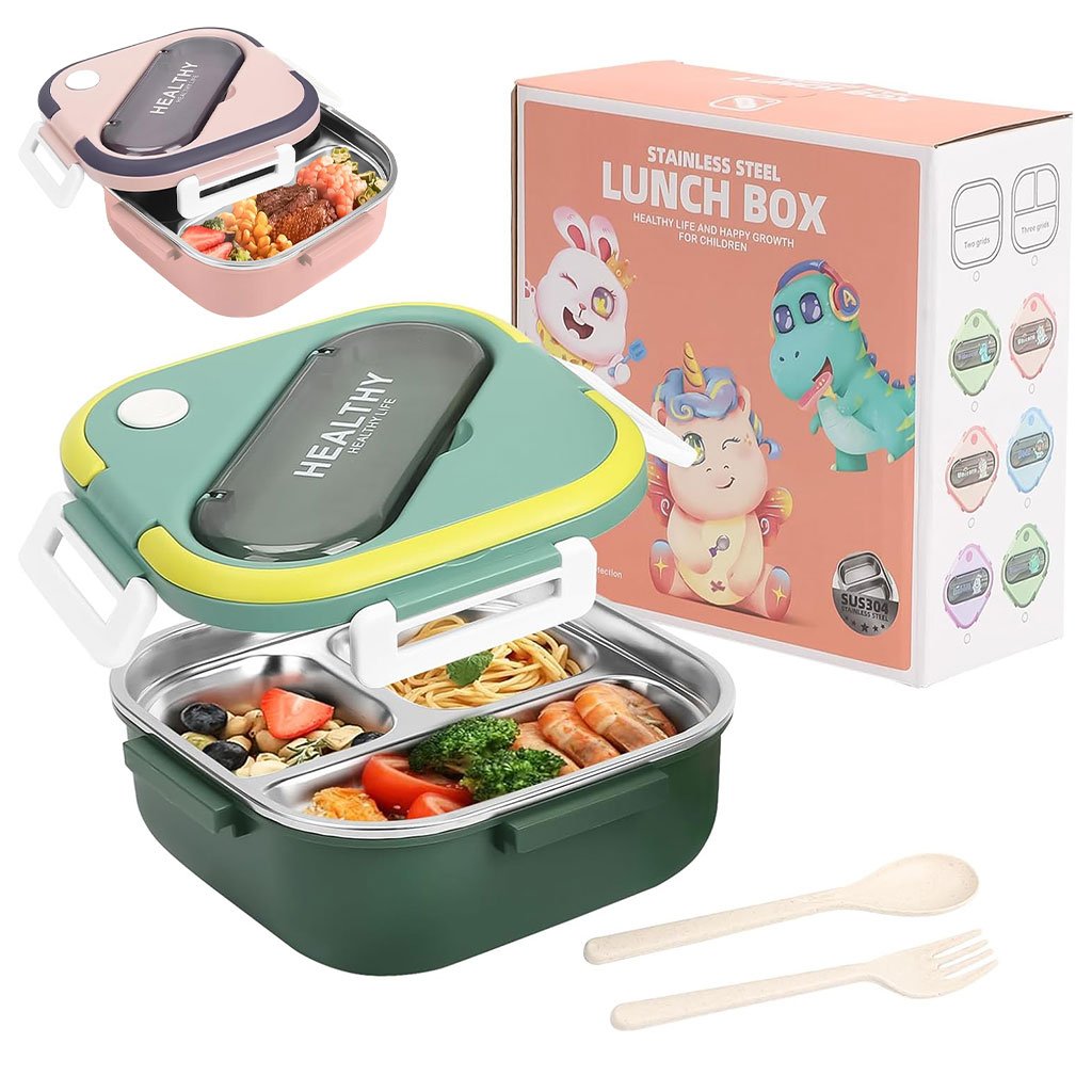 Boîte à lunch en acier inoxydable – saine, pratique et élégante image 0