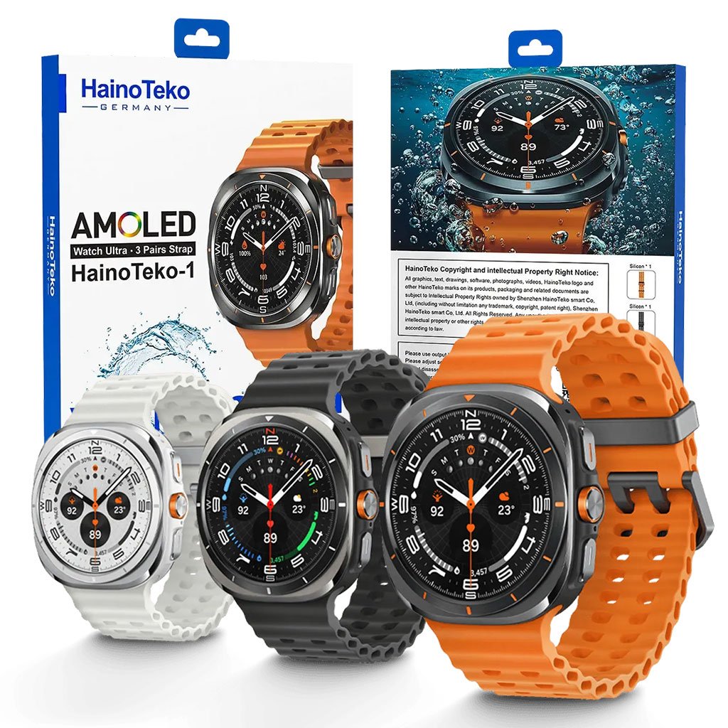 Smart Watch Haino Teko-1 Écran AMOLED avec 3 Bracelets Intégrés image 0