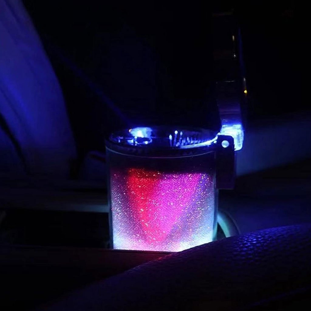 Cendrier de Voiture avec Support Amovible et Lumière LED image 4