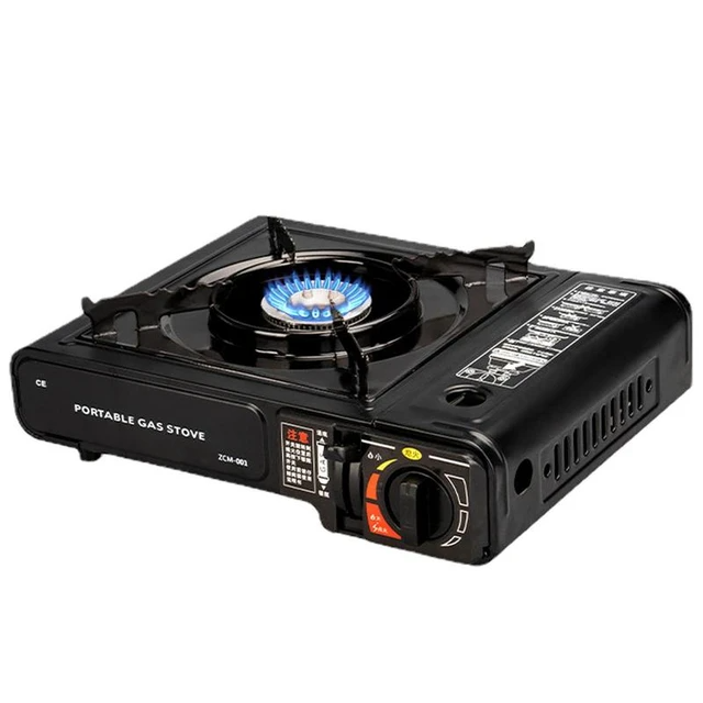 Réchaud à Gaz avec de Camping avec Allumage automatique – Puissant, Sécurisé et Portable image 0