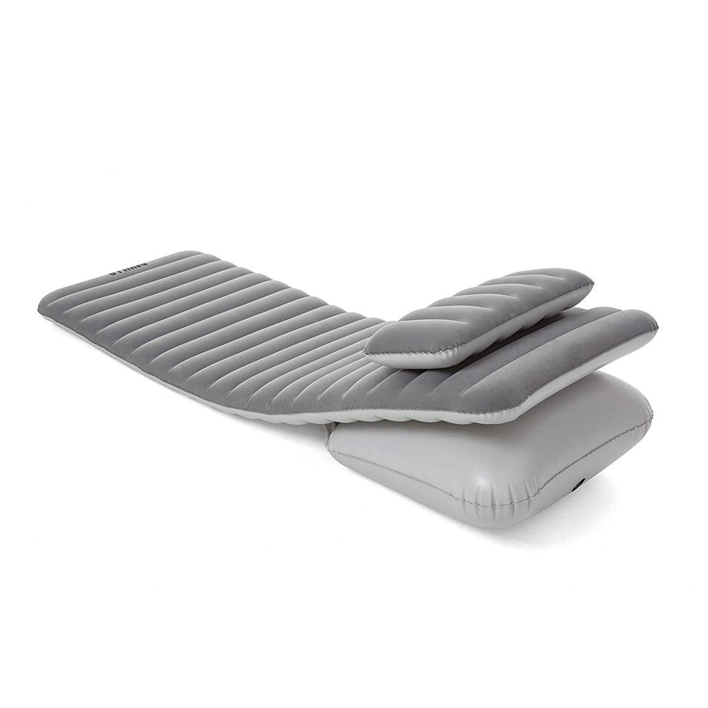 Matelas Gonflable 1 Place avec Oreillers – Ergonomique et Extérieur image 1
