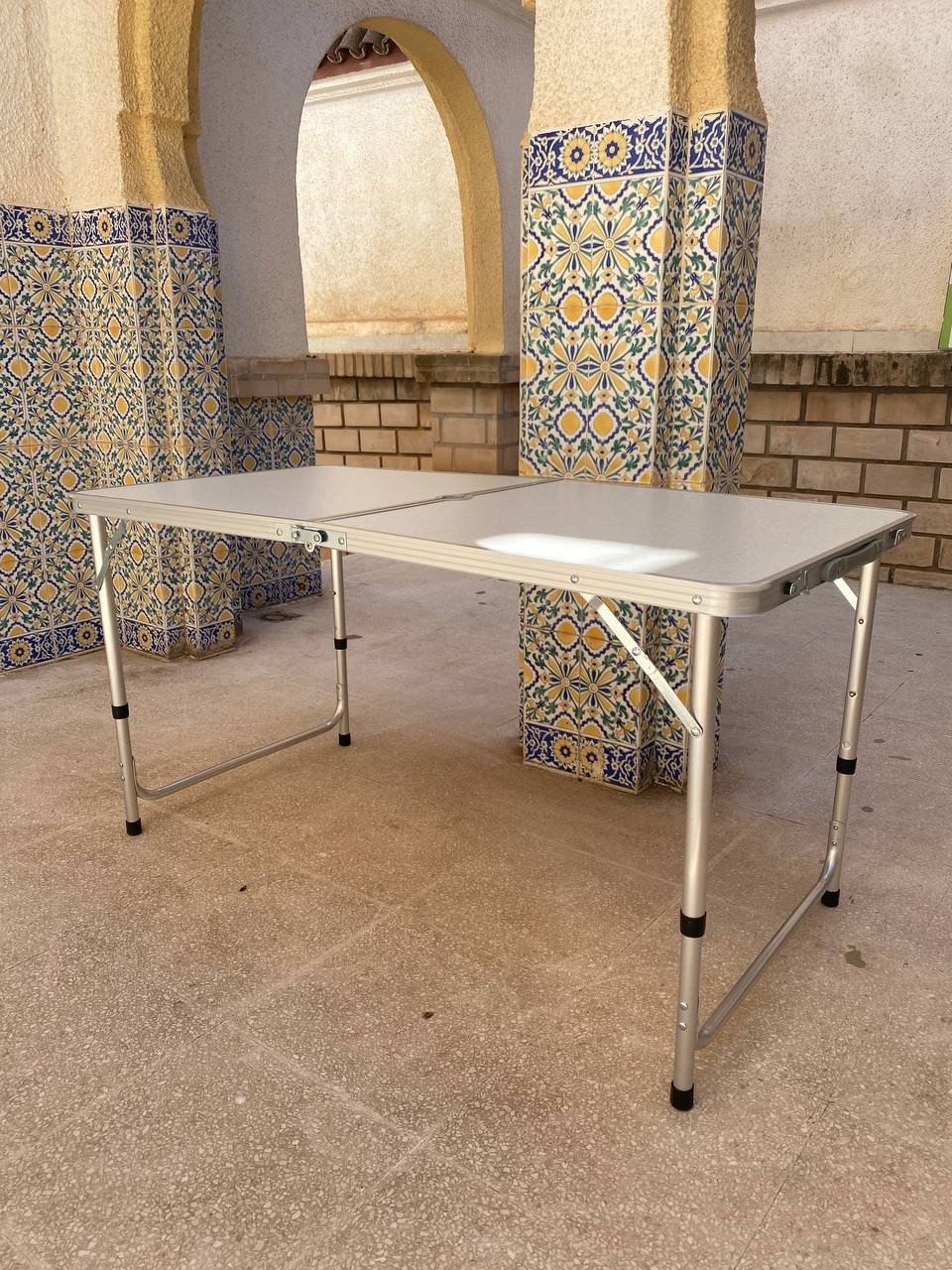 Table pliante valise Portable en métal aluminium 120 x 60 x 70 cm image 7