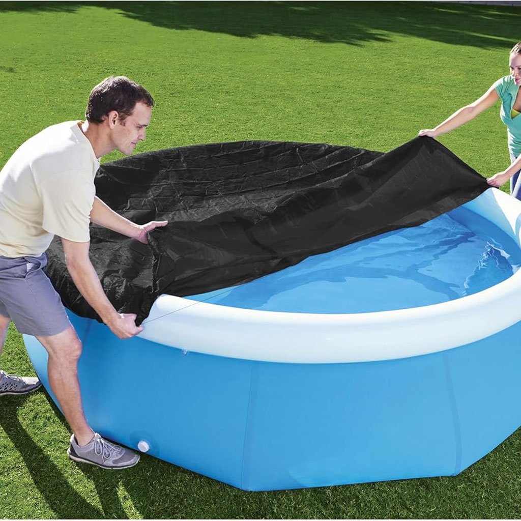 Bâche de Protection Piscine Ronde 244 cm Bestway 58032 – غطاء دائري لحوض السباحة ٢٤٤ سم image 0