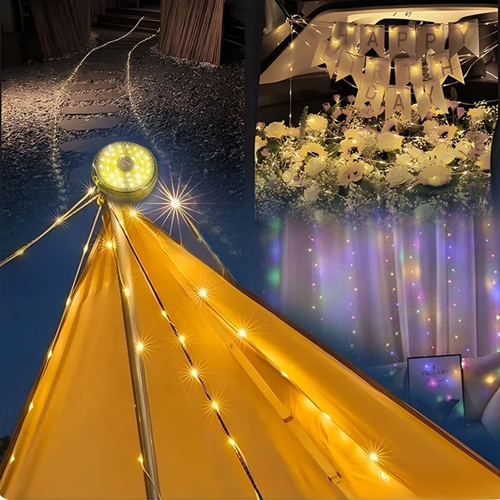 Guirlande LED de Camping Multifonction Rechargeable 10M image 8