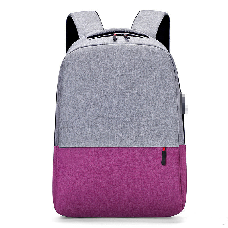 Sac à Dos Bicolore Unisexe Rose – Élégance Urbaine et Confort Quotidien