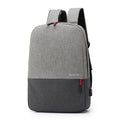 Sac à Dos Bicolore Unisexe Gris – Élégance Urbaine et Confort Quotidien