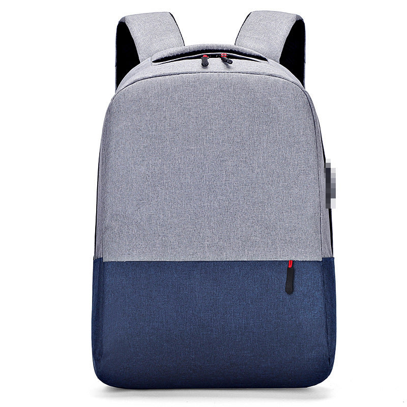 Sac à Dos Bicolore Unisexe Bleu – Élégance Urbaine et Confort Quotidien