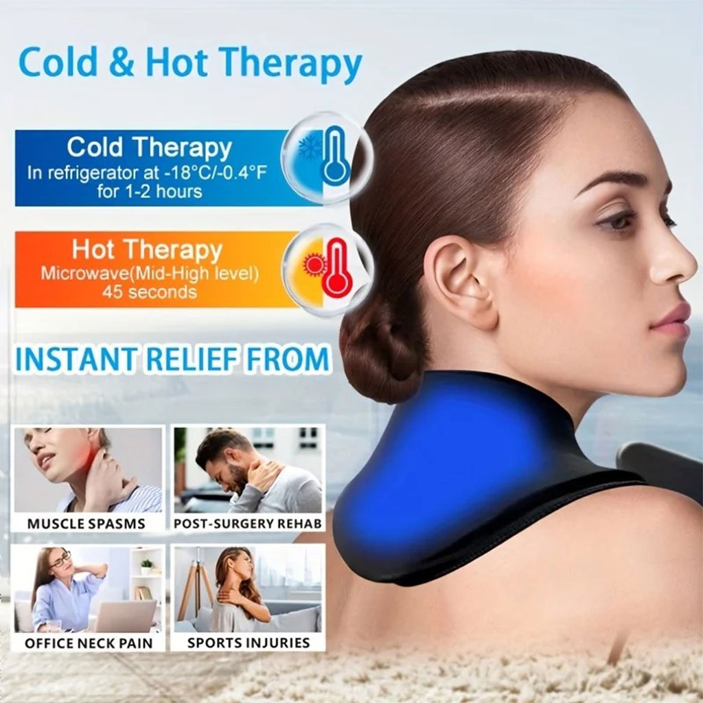 Compresse ThermoGel Cervicale – Thérapie Chaud & Froid Réutilisable image 2