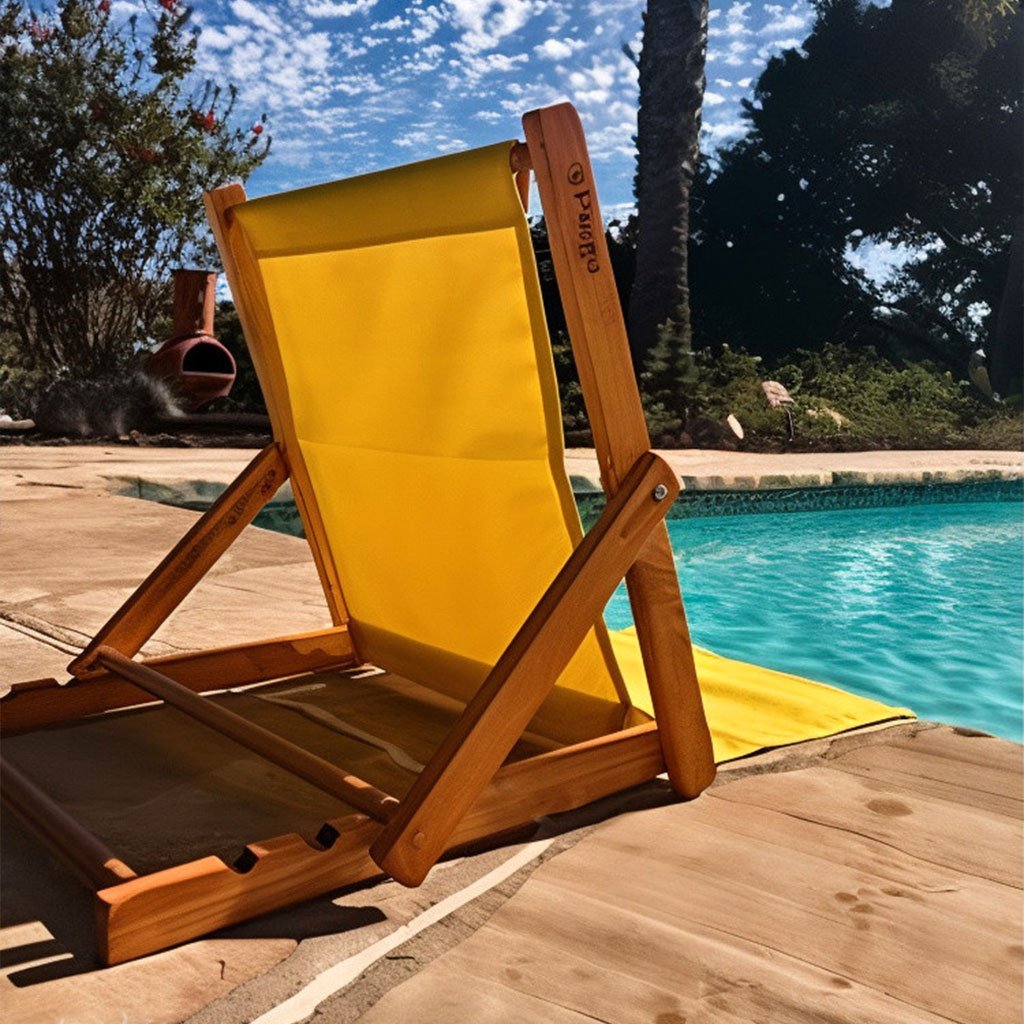 Chaise de Plage Réglable 3 Positions avec Poche de Rangement – كرسي شاطئ قابل للتعديل بثلاث وضعيات image 3