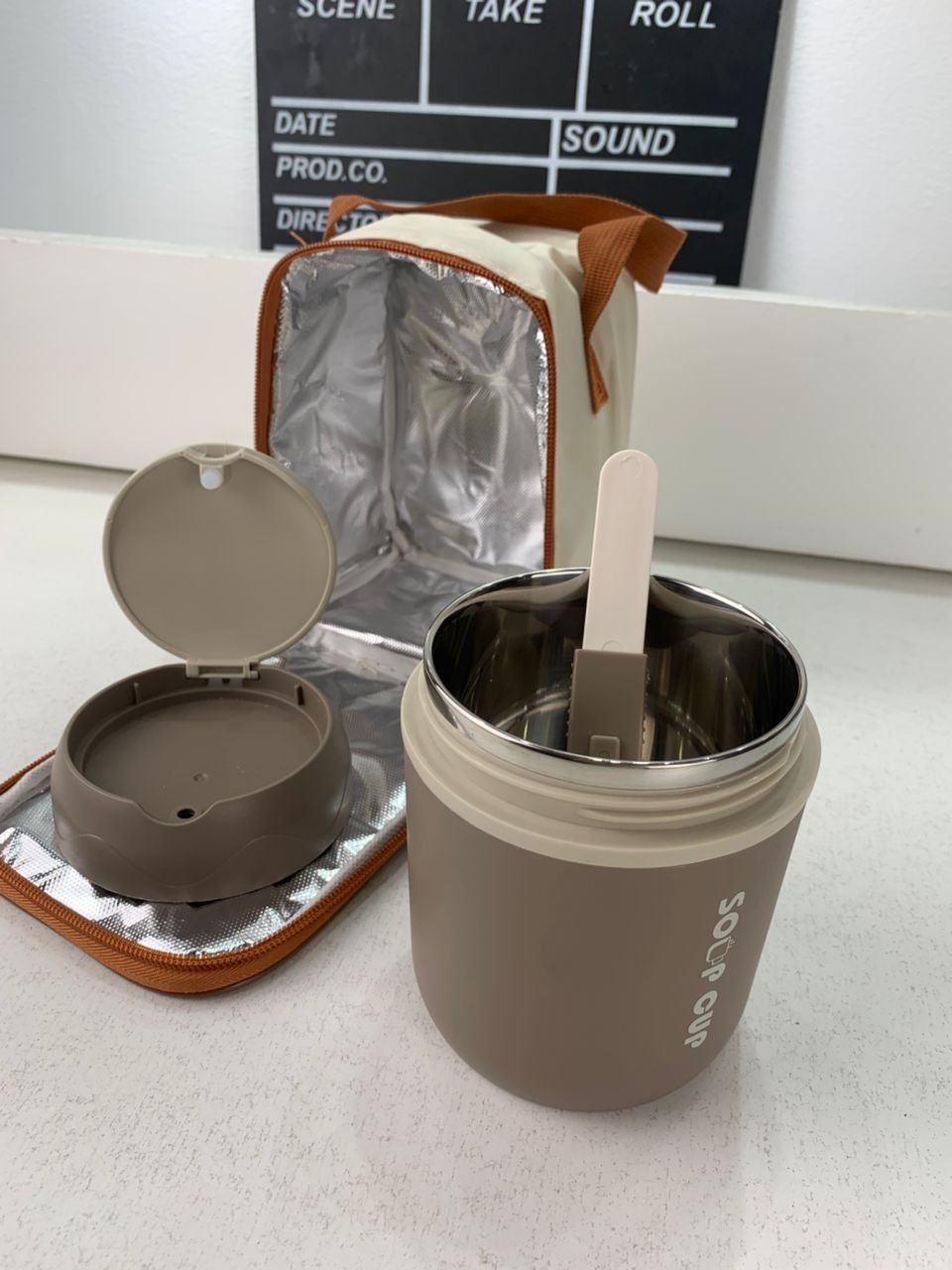 Boîte à Déjeuner Portable pour Soupes avec Sac Isotherme image 4