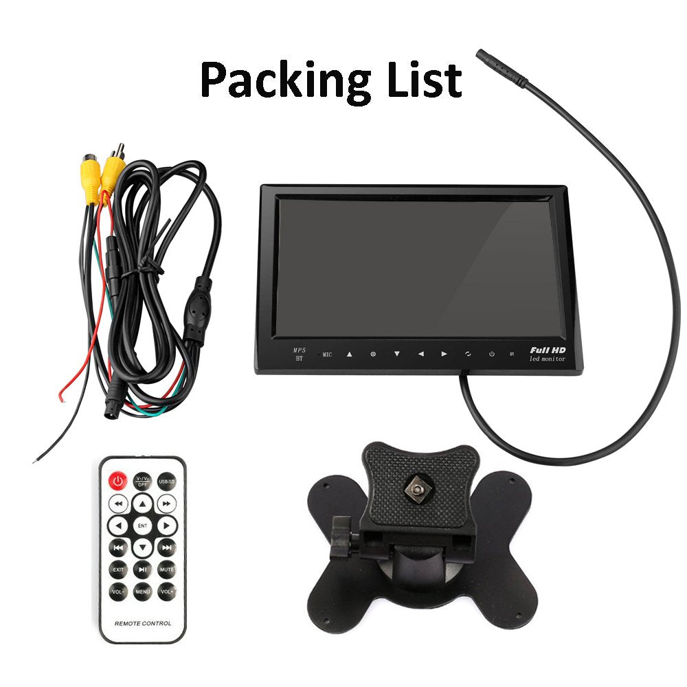 Écran Voiture 7" MP5 avec USB, Bluetooth & Double Entrée Vidéo image 6