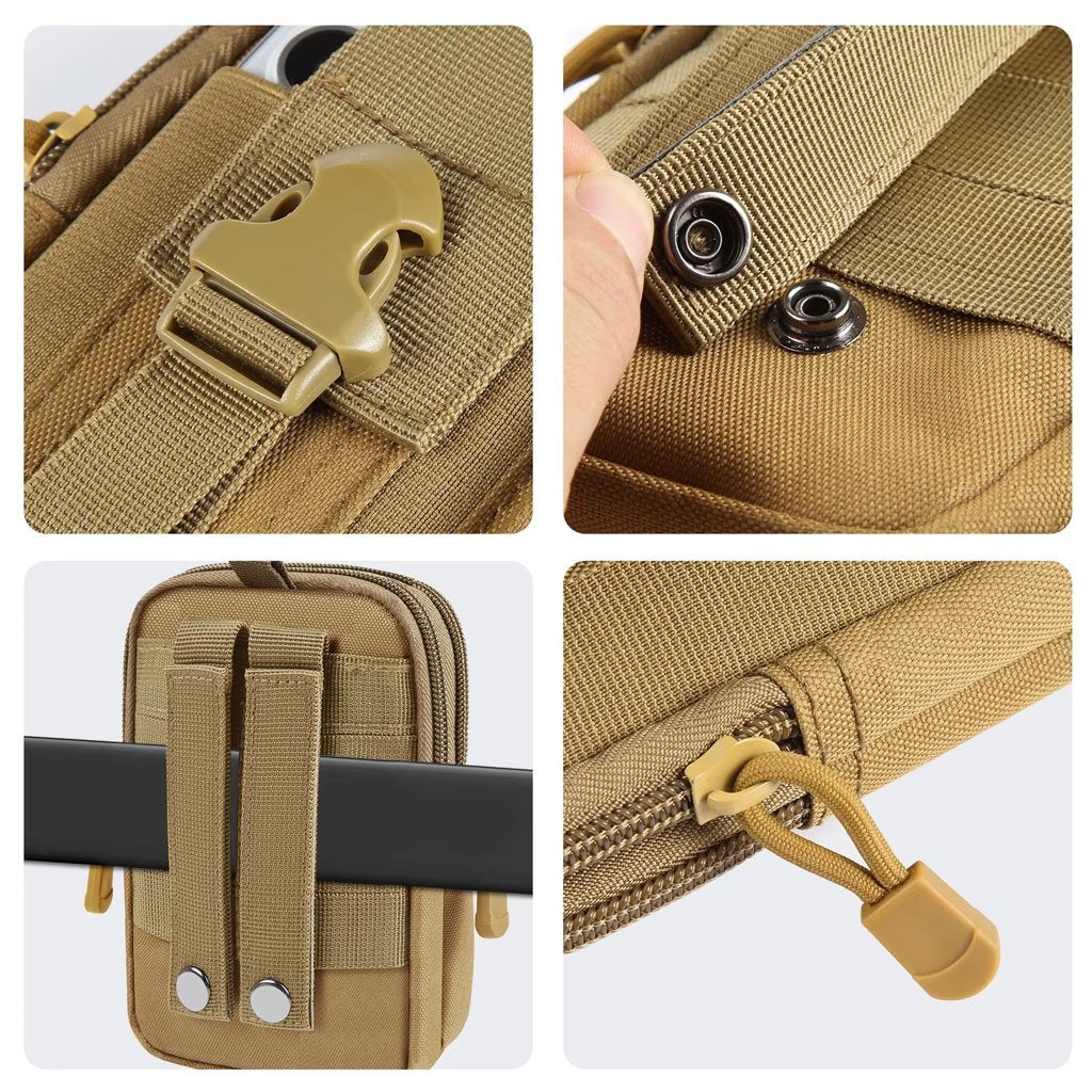 Pochette banane multifonction avec support téléphone حقيبة خصر متعددة الوظائف مع حامل للهاتف image 2