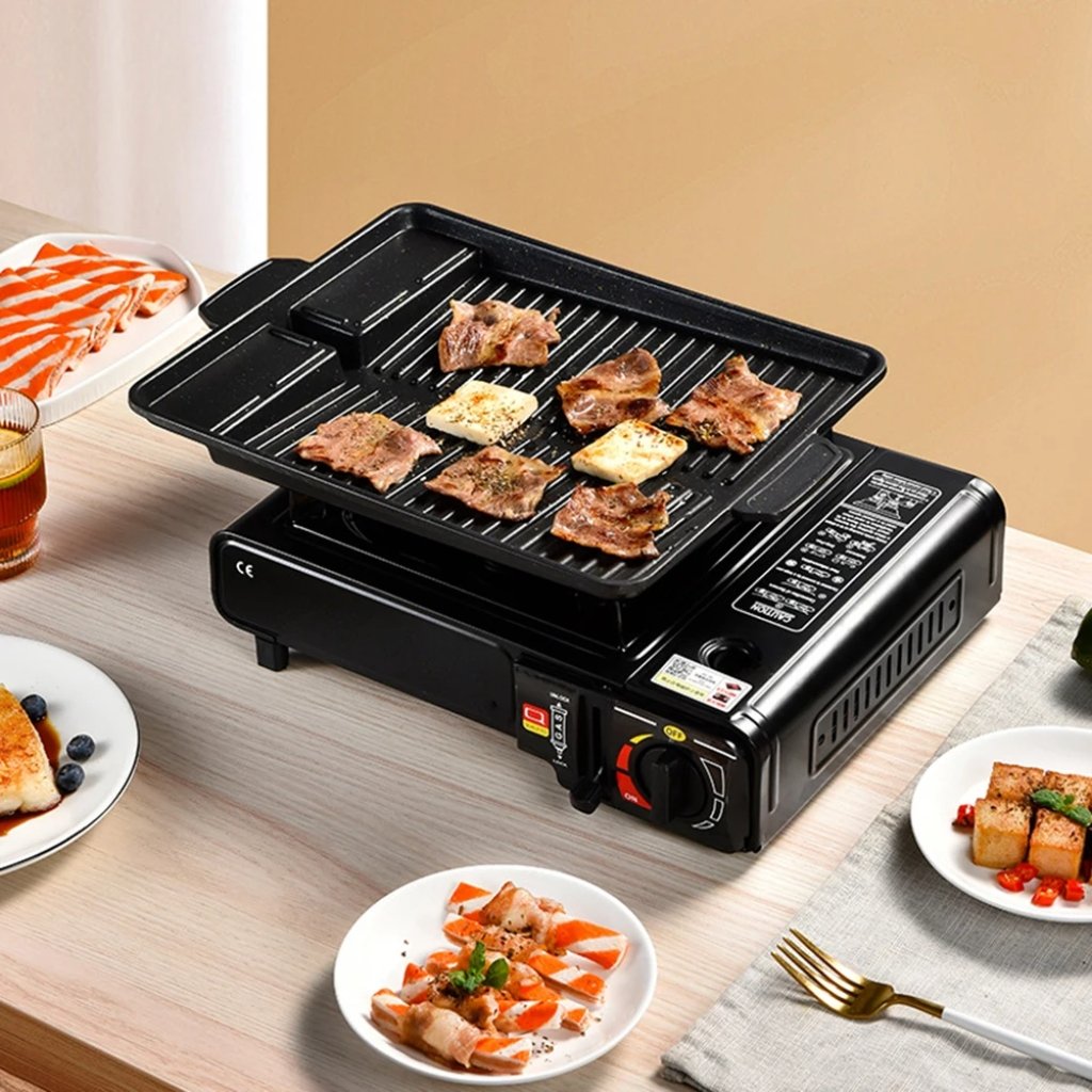 Réchaud à Gaz avec de Camping avec Allumage automatique – Puissant, Sécurisé et Portable image 5