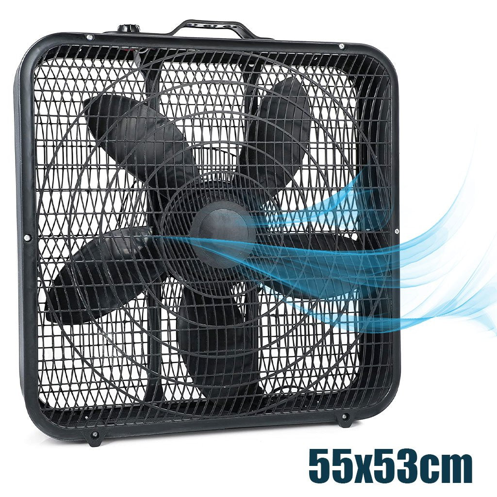 Ventilateur Portable 3 Vitesses avec Sécurité et Poignée de Transport image 3