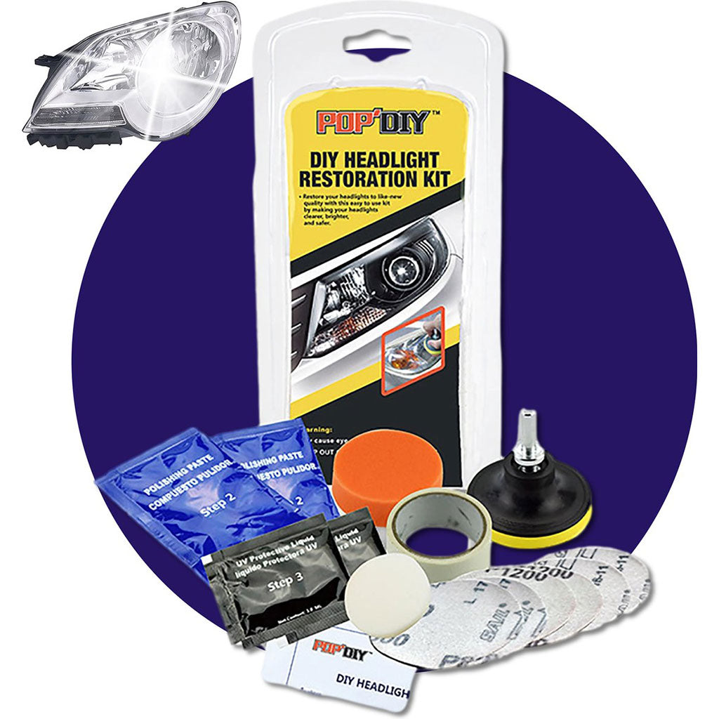 Kit Réparation Phares Voiture Anti-Jaunissement Longue Durée
