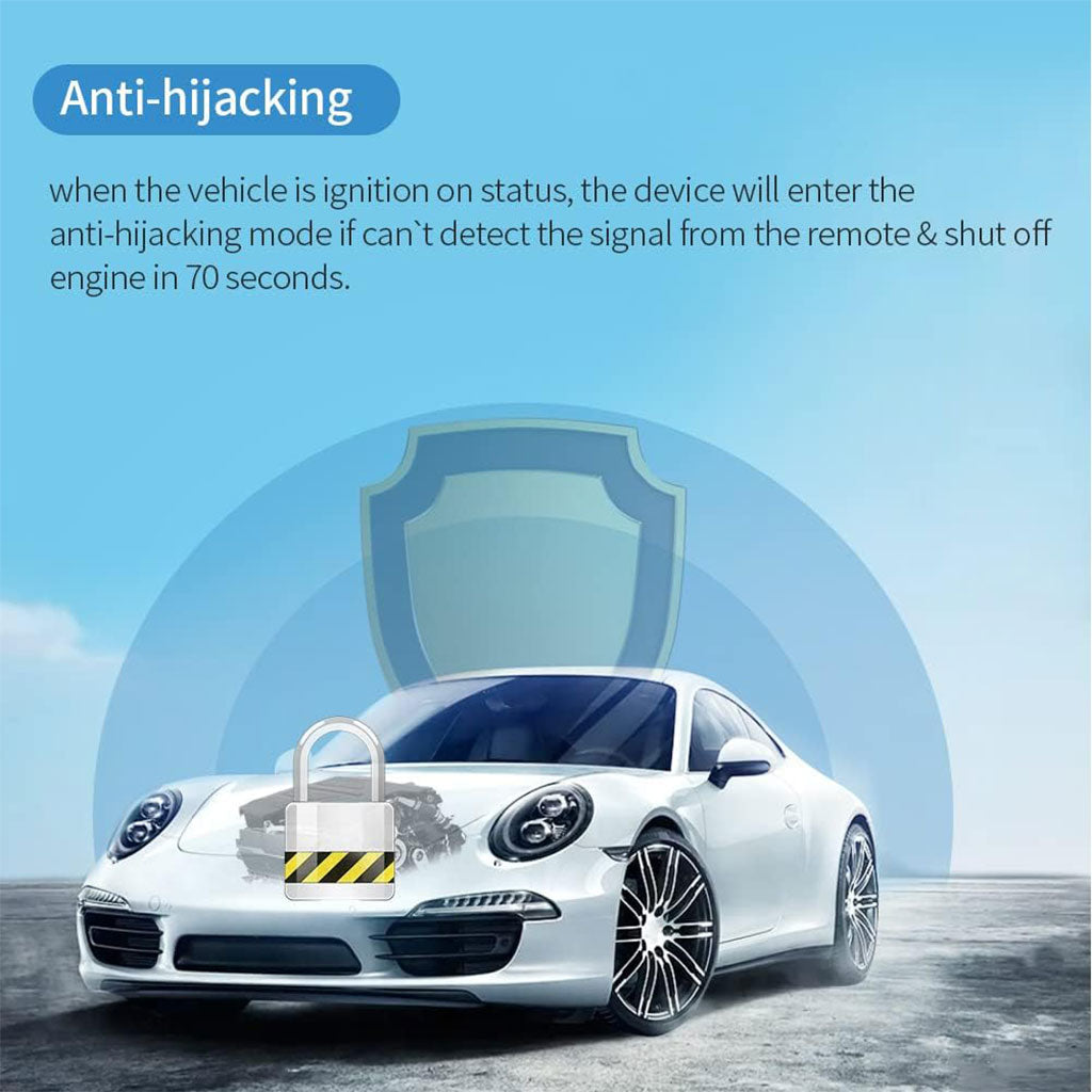 Système Antivol EASYGUARD Keyless Start Auto 12V