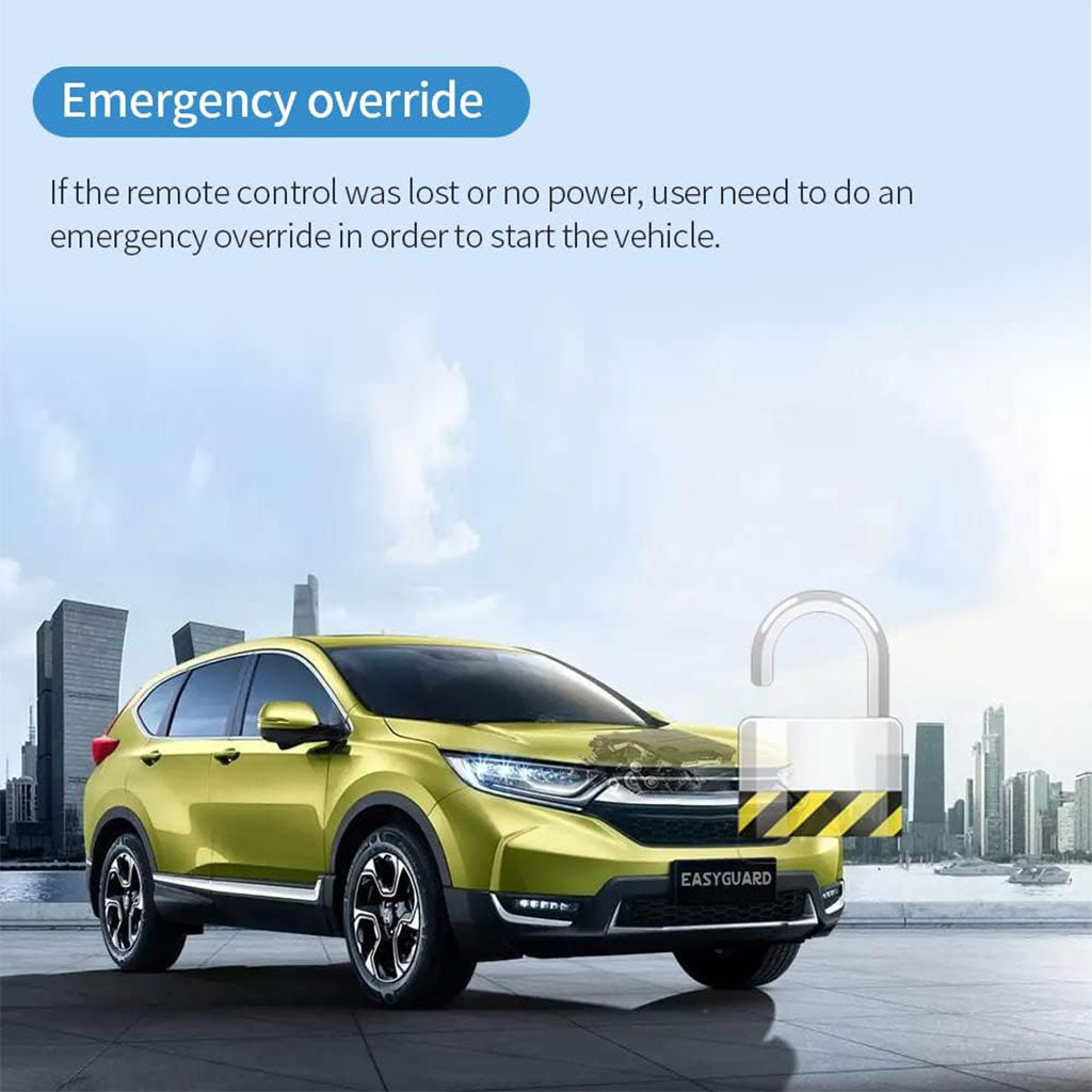 Système Antivol EASYGUARD Keyless Start Auto 12V