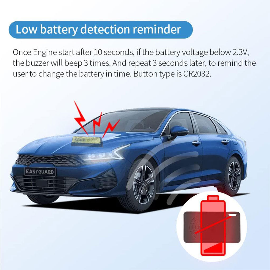 Système Antivol EASYGUARD Keyless Start Auto 12V