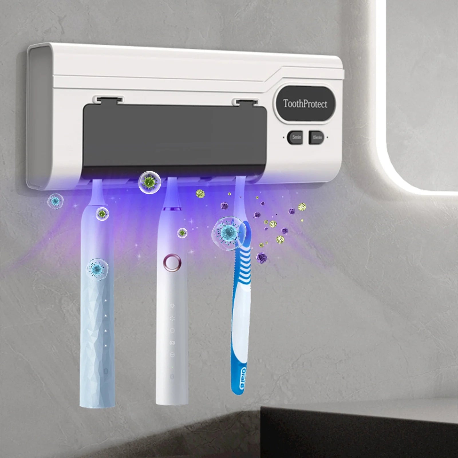 Stérilisateur UV et Distributeur de Dentifrice Intelligent