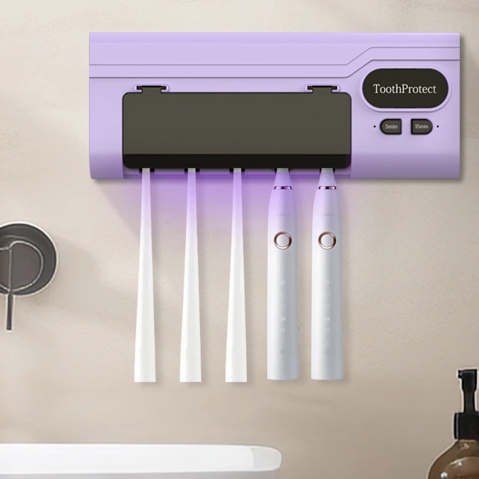Stérilisateur UV et Distributeur de Dentifrice Intelligent