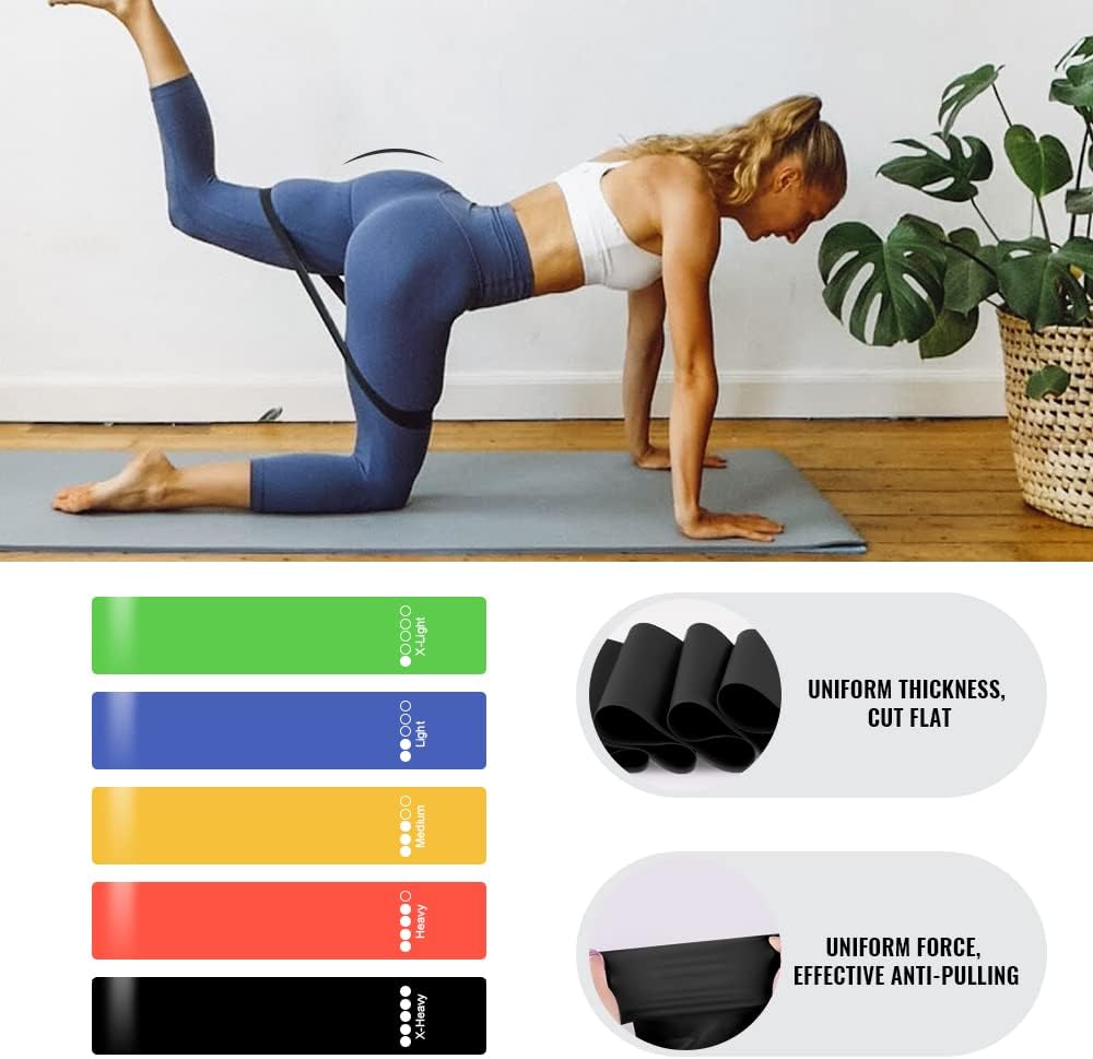 Kit de Fitness Ultimate : 5 Bandes de Résistance Pro