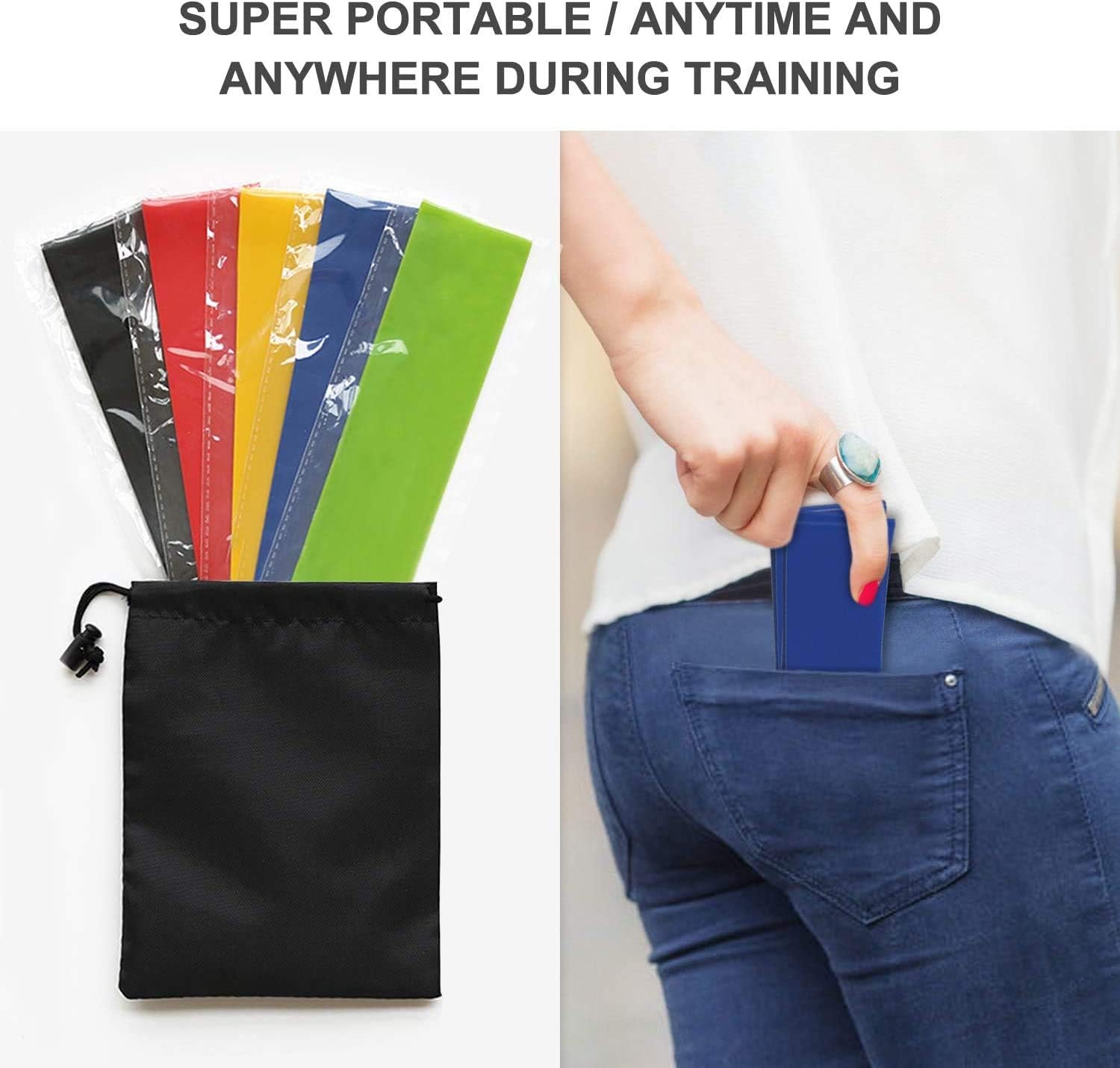 Kit de Fitness Ultimate : 5 Bandes de Résistance Pro