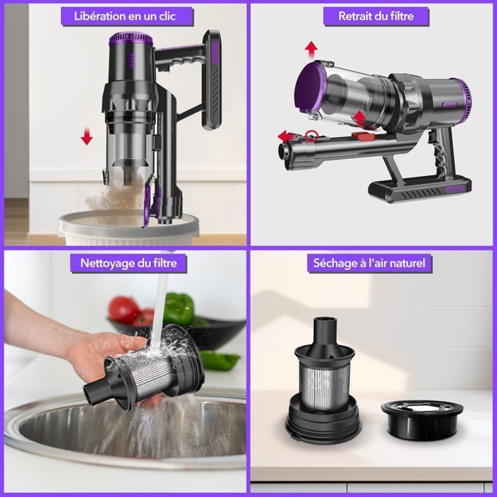 Aspirateur Cyclonique : Puissance Extrême et Air Pur