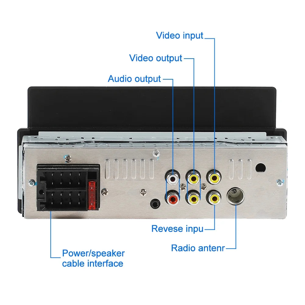 Autoradio 1-DIN HD 5" – CarPlay & Android Auto