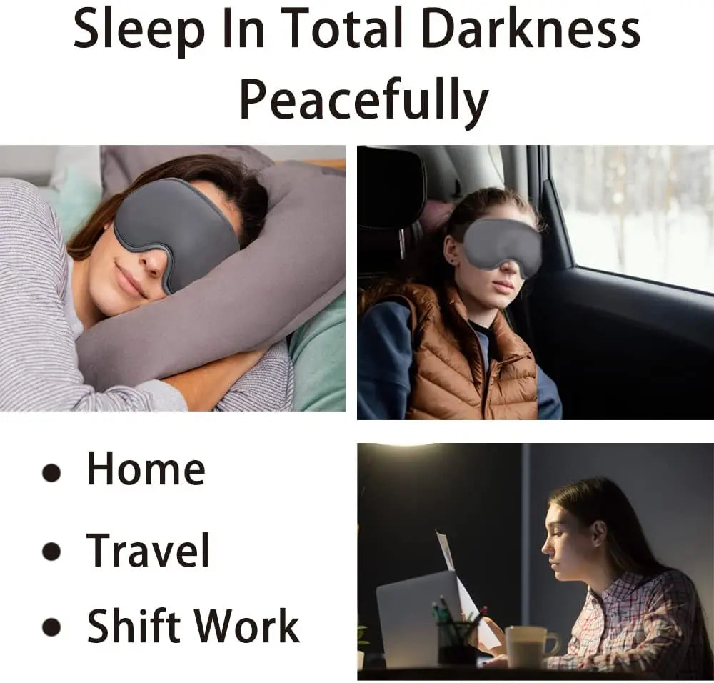 Masque de sommeil 3D – Confort et obscurité totale