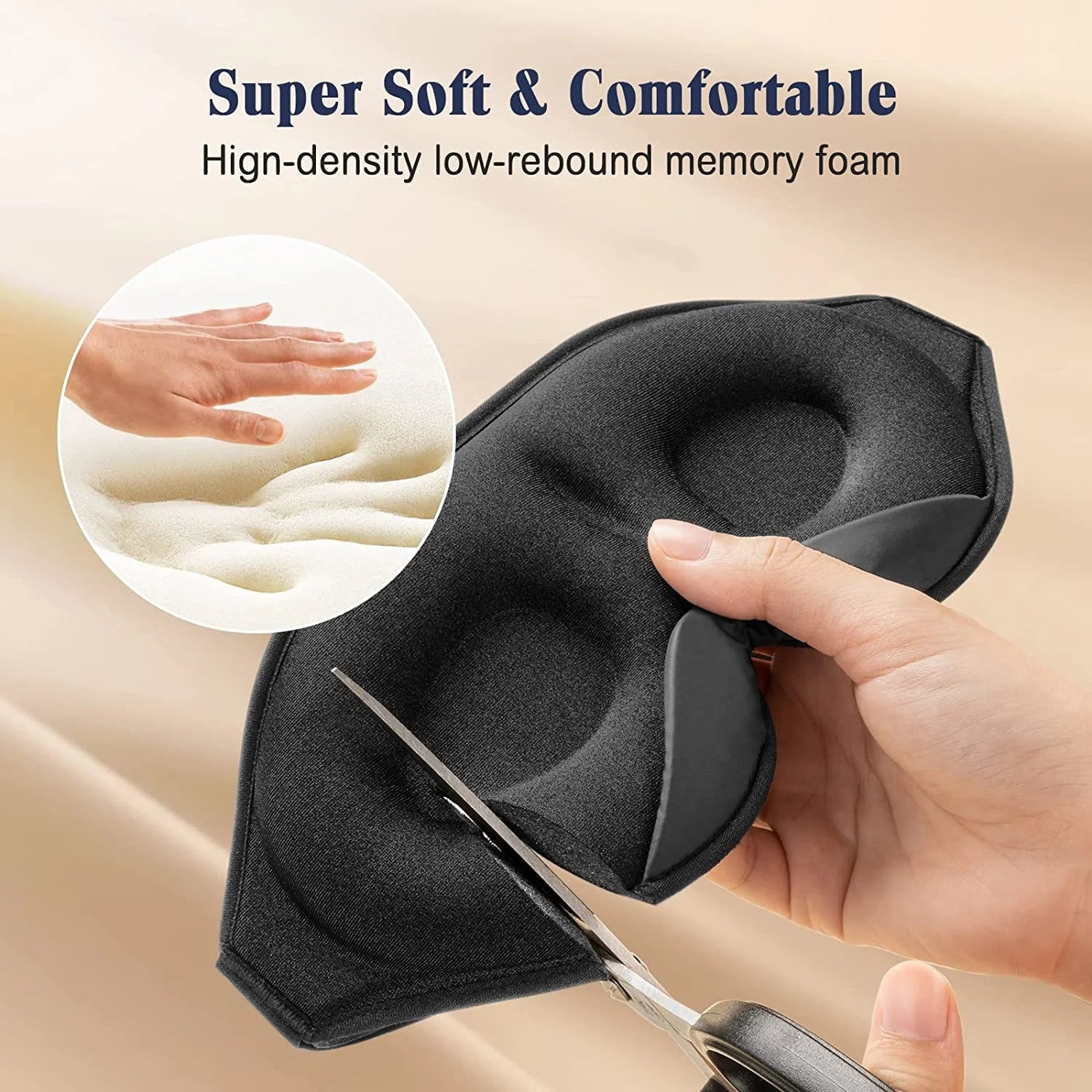 Masque de sommeil 3D – Confort et obscurité totale