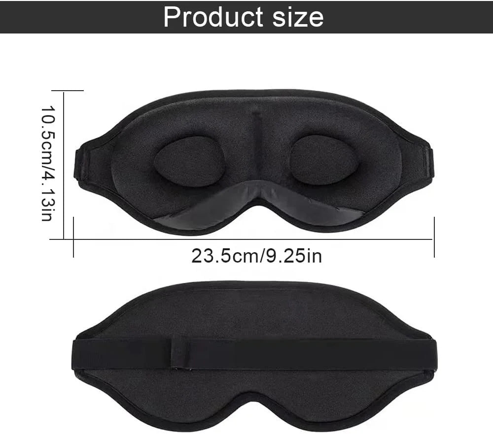 Masque de sommeil 3D – Confort et obscurité totale