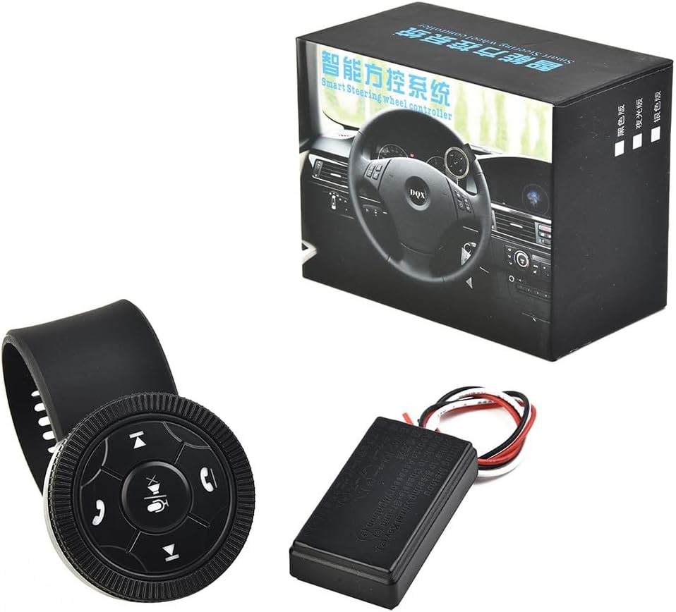 Commande Volant Bluetooth 5 Boutons – Contrôle Audio Universel