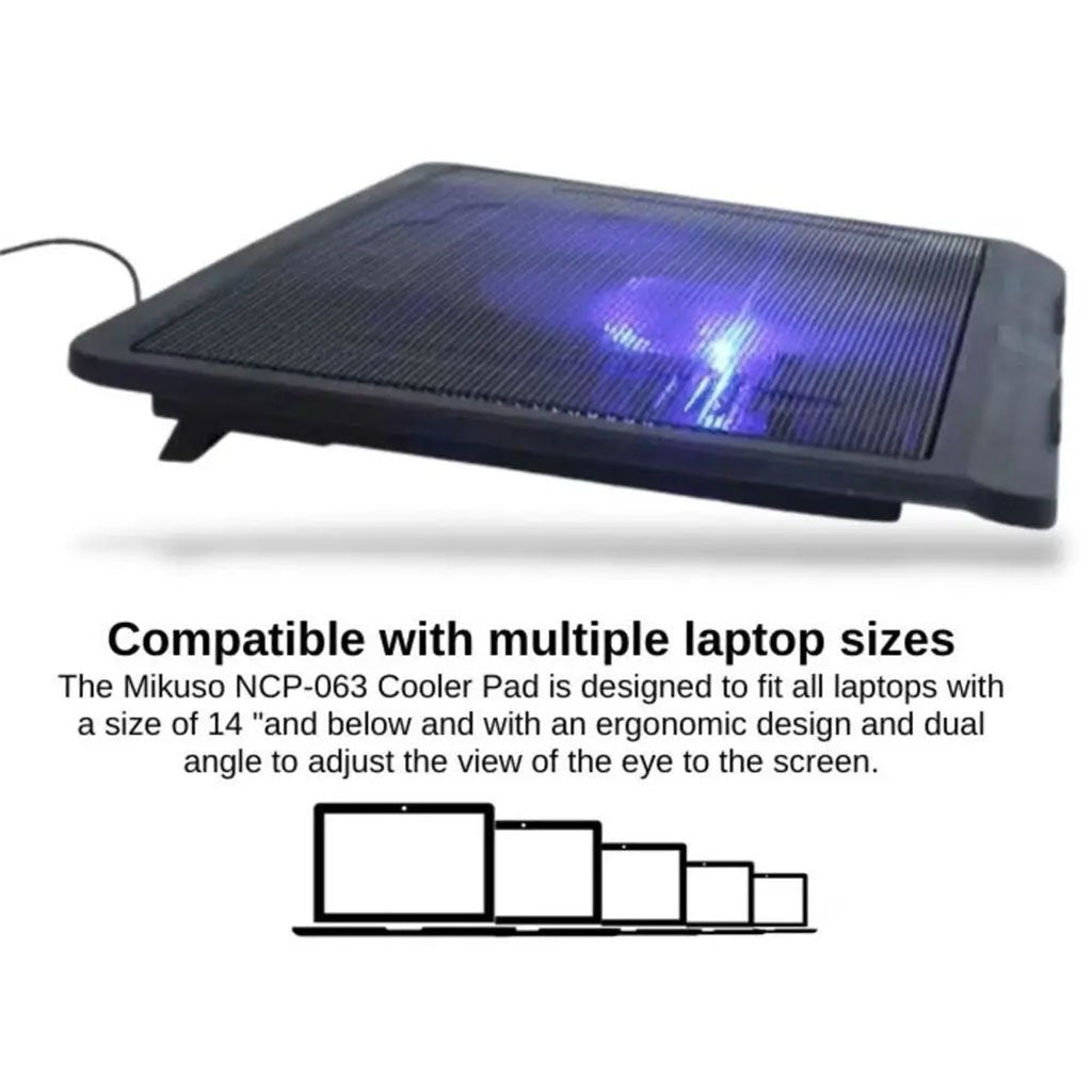 Support Refroidisseur COOLER PAD – Ergonomique et Réglable pour PC Portable image 1
