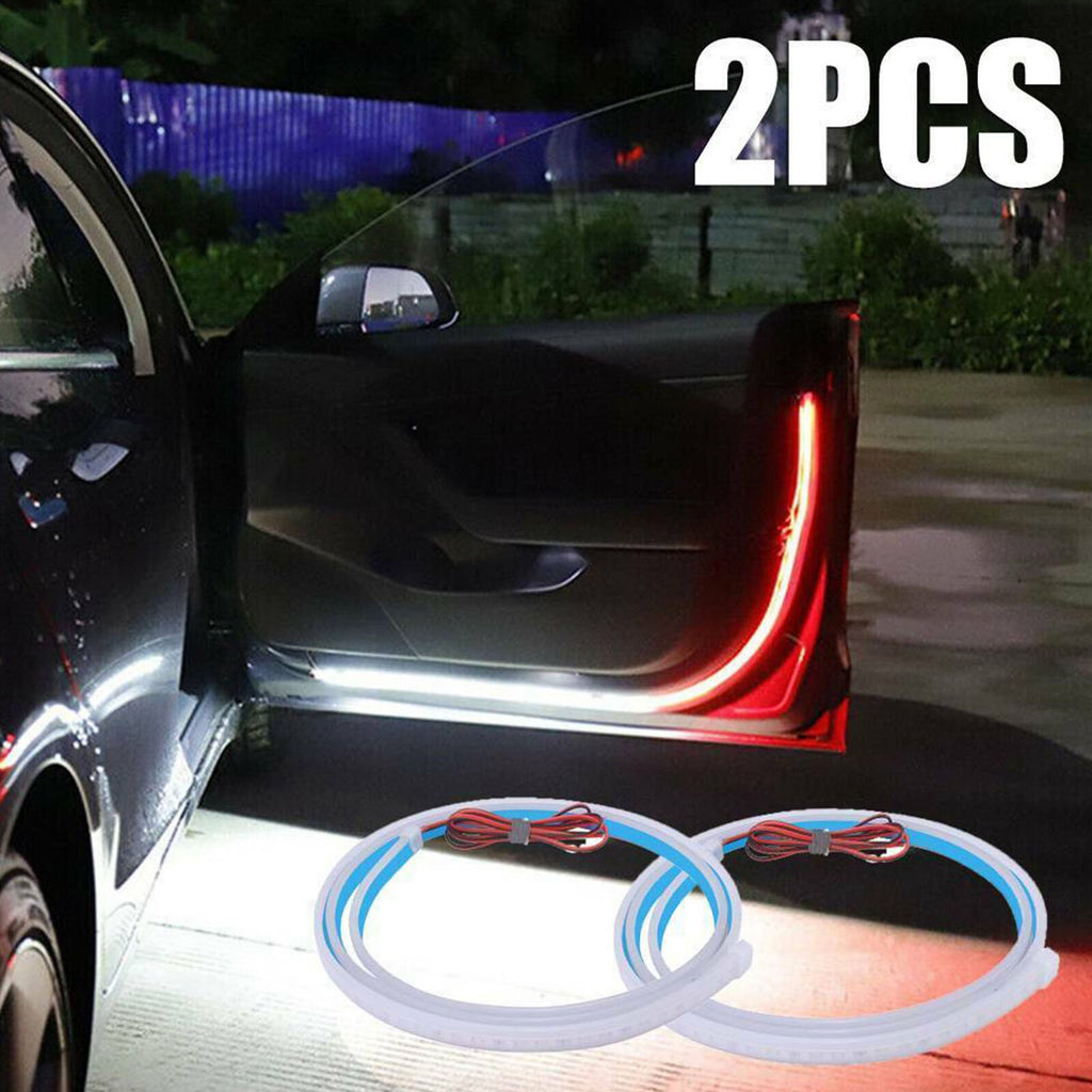 Bande LED d’Avertissement pour Portière – Lumière Rouge et Blanche 120 cm image 1
